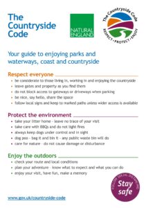 Countryside Code Leaflet Page 1