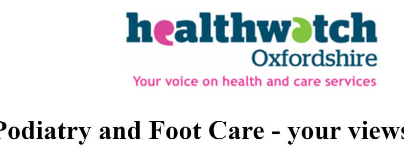 Healthwatch Podiatry Survey